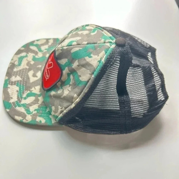 Wienerschnitzel Trucker Hat Wiener schnitzel Camo Vintage y2k Hat - Picture 3 of 8